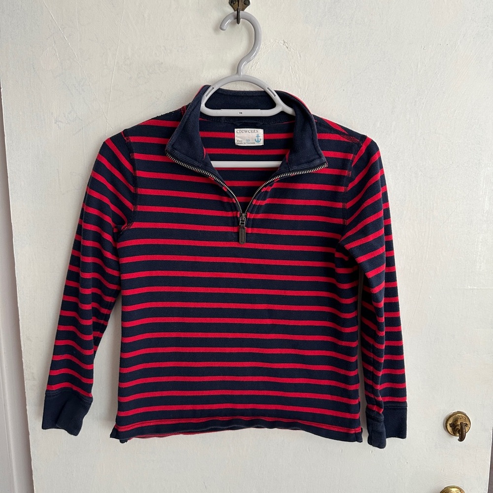 Crewcuts Quarter Zip Polo, Size 10